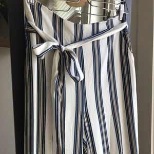 Striped Wide Leg Pant